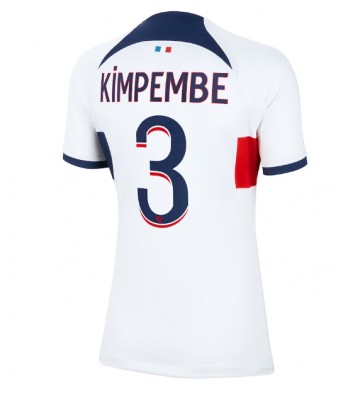 Paris Saint-Germain Presnel Kimpembe #3 Segunda Equipación Mujer 2023-24 Manga Corta